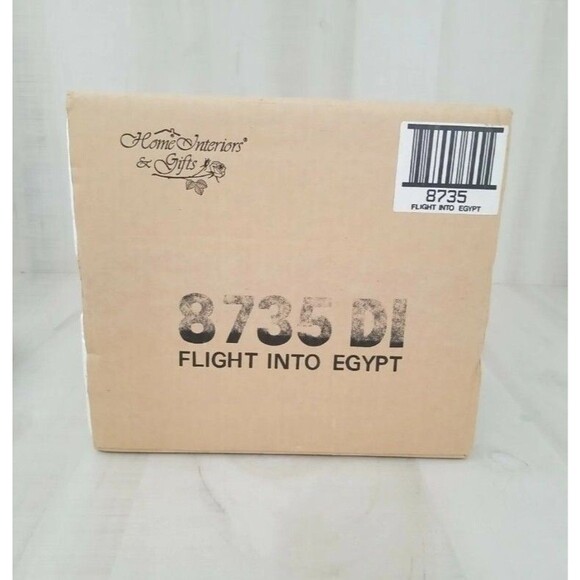 Vintage “Flight Into Egypt” 1992 Masterpiece Home Interiors Figurine, “retired” - Picture 7 of 7